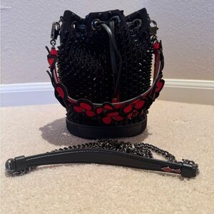 Authentic Christian Louboutin limited edition bucket bag.  Like new condition.